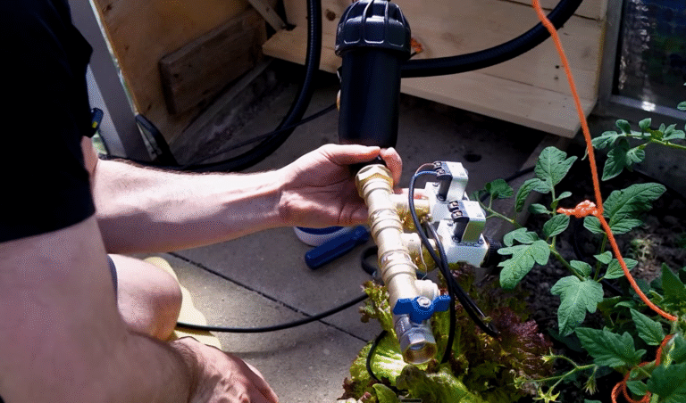 Autarke Gewächshaus:Bewässerung ohne Strom und WLAN – Smart Garden mit ESPHome, Solar und Regentonne